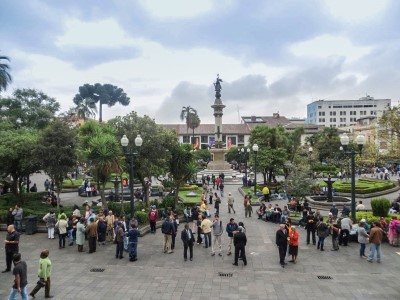 Quito plaza de la independencia