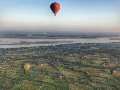 Bagan Ballonflug