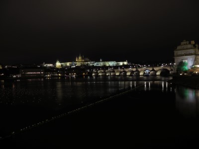 Karlsbrücke/Hradschin bei Nacht